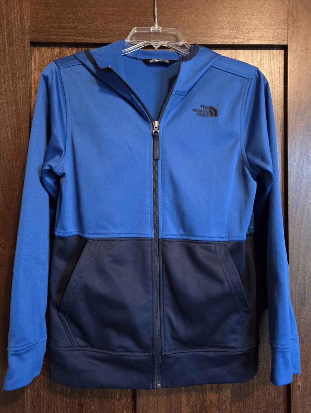 The North Face Kids Blue & Black Full-Zip Hoodie